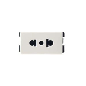 Módulo Tomacorriente con Tierra en Línea